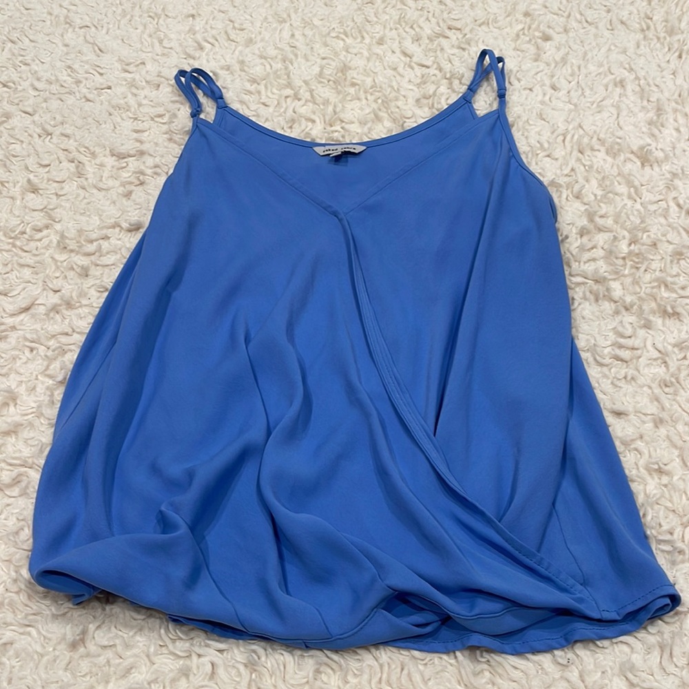 Naked Zebra Baby Blue Blouse. Size L.